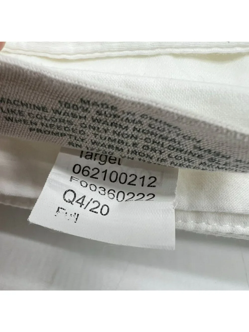 Casaluna Classic White 100% Supima Cotton Flat Sheet Bedding Lightweight